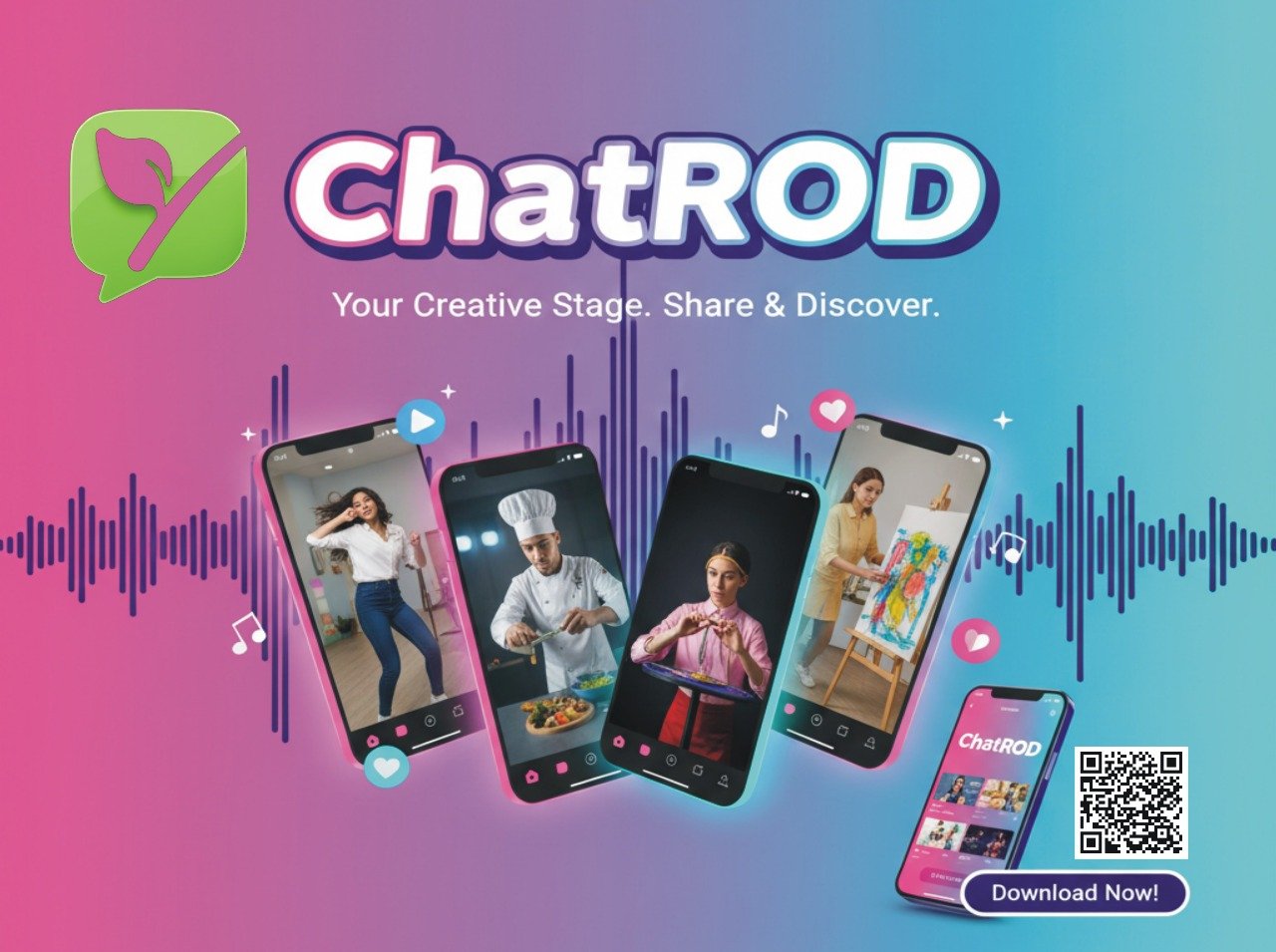 ChatROD – Creative Community mobile app built by AKTechForce